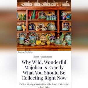 Majoliica Tre Art Italian Handmade Ceramics Eggplant Onion Plates & Trivet Set